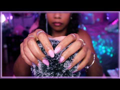 ASMR ✨ 3 HOURS FLUFFY MIC SCRATCHING 😌 For Relaxing, Sleeping, Gaming, Studying. (No Talking)