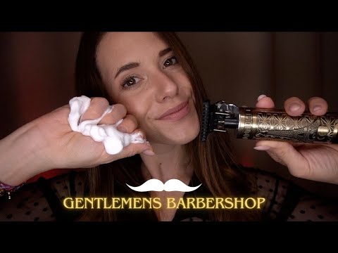 ASMR Gentlemen Barber Shop💈✨ Entspannte Rasur ~ Whisper RP in German/Deutsch