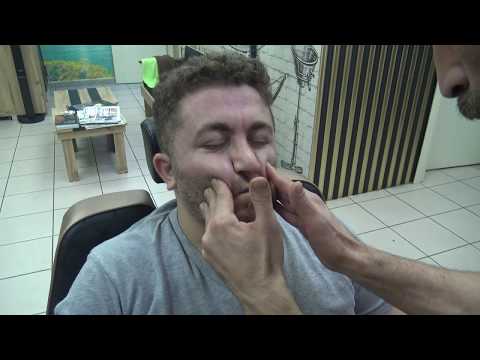 ASMR TURKISH BARBER MASSAGE = NECK CRACK = FOOT , FACE, NECK , EAR , BACK MASSAGE=AYAK ,UYKU MASAJI