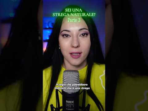 Sei una strega naturale? 🧙🏻‍♀️ Ti elenco 11 segni in cui potresti riconoscerti #asmr #asmrita