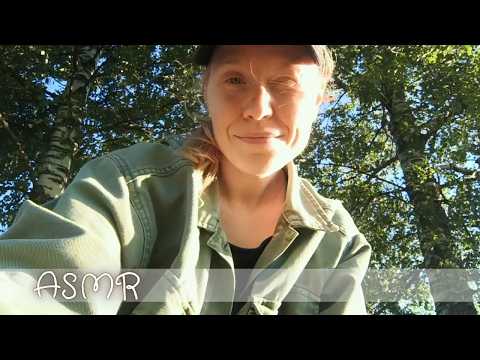 ASMR SUOMI | Pihalla Jutustelua🌳🌬️Tuulee LOFI (hand movements, phone tapping)
