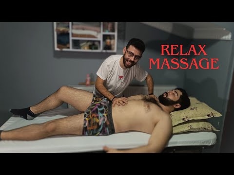 ASMR RELAXING FULL BODY AND SLEEPING SPORTS MASSAGE-Chest,leg,foot,arm,back,abdomen