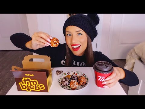 ASMR | Trying Justin Bieber's Tim Biebs Tim Horton's Donuts