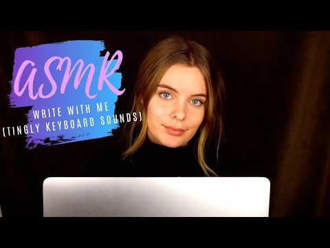 [ASMR] Write With Me! (Tingly Keyboard Sounds)