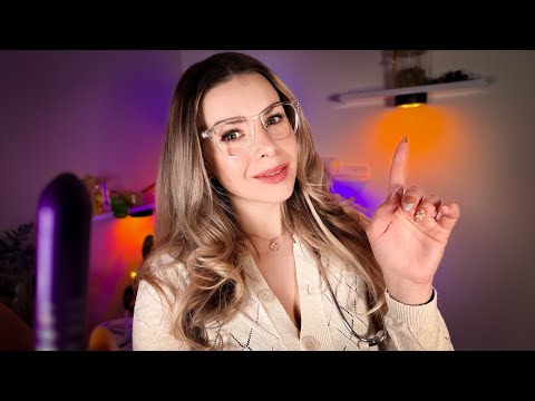 ASMR Relaxing Doctor Exam | Eyes, Ears & Face Check 👀👂
