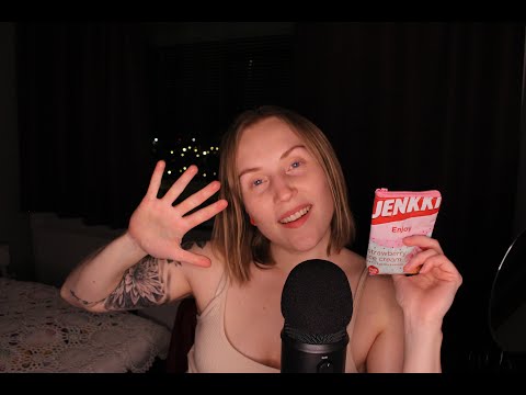 ASMR Suomi - Extempore 5K ❤ Kuiskailu-Rapina-Purkka