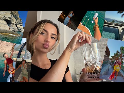 ASMR my 10 trips of the summer ☕✨
