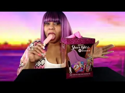 ASMR EATING SOUNDS | Popsicle Eating and Unboxing | mouth sounds asmr