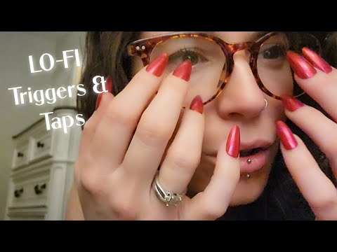 My First ASMR Video - Lo-fi - Trigger assortment - Camera Tapping Tingles