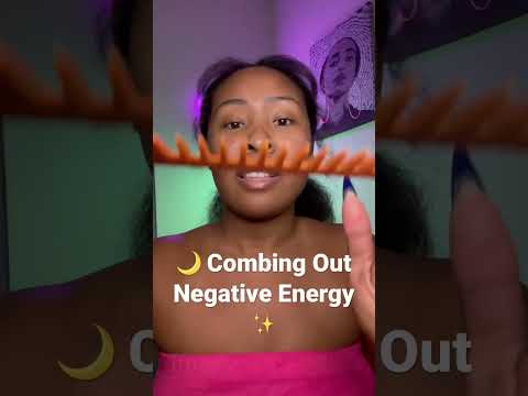 🌙 Combing Out Negative Energy ✨ #asmrreiki #asmrsleep #asmr #reikiasmr #asmrforsleep