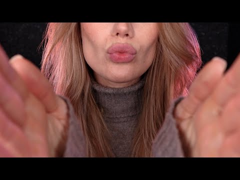 ASMR | CLOSE-UP KISSES & POSITIVE AFFIRMATION | Breathy Mouth Sounds | Isabel imagination