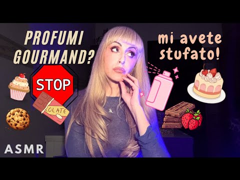 ASMR\PROFUMI GOURMAND🧁🍰 mi avete stufato!🫢 riscopro i profumi classici💕🫶🏻
