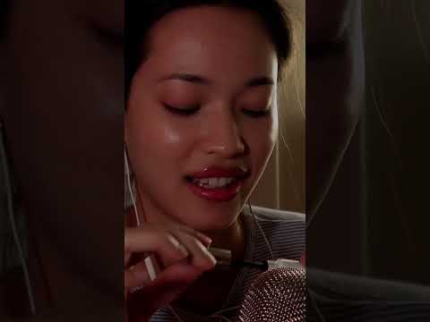 doing makeup slowly with close-up sounds #grwm #asmrshorts #whispers #mouthsounds #asmrmakeup