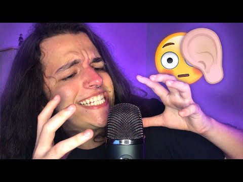 ASMR COMENDO SUA ORELHA ⚠️ ARREPIOS INTENSOS ⚠️