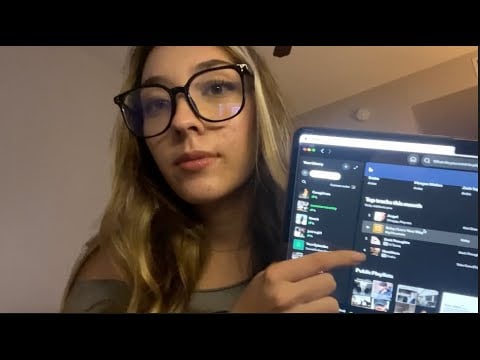 asmr: my spotify playlists pt 2 🎧 ~ soft spoken, lofi, screen tapping