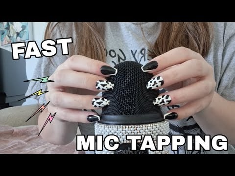 BEST MIC TAPPING EVER (FAST ASMR) no talking 
