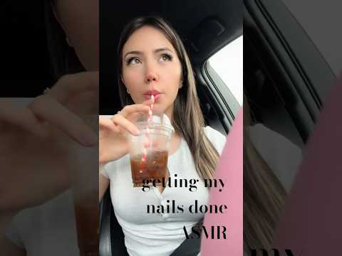 getting my nails done ASMR 💢