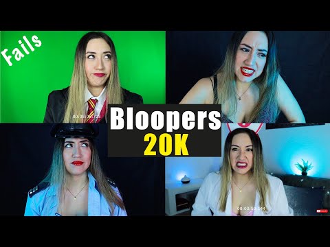 20K ESPECIAL 🎉ASMR FAIL - BLOOPERS!! Tomas Falsas 🤪 ASMR en ESPAÑOL