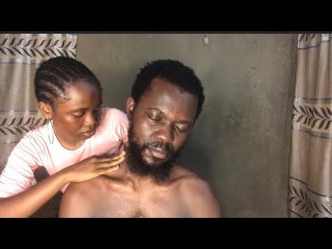 ASMR RELAXING FACE TOUCHING AND BODY MASSAGE FOR DEEP SLEEP 😴 