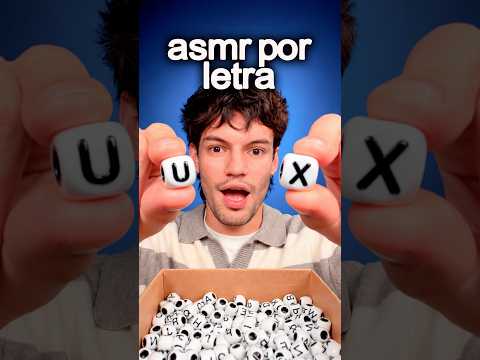 HAGO EL ASMR DE LA LETRA QUE ME SALGA #asmr #asmrsounds #relax