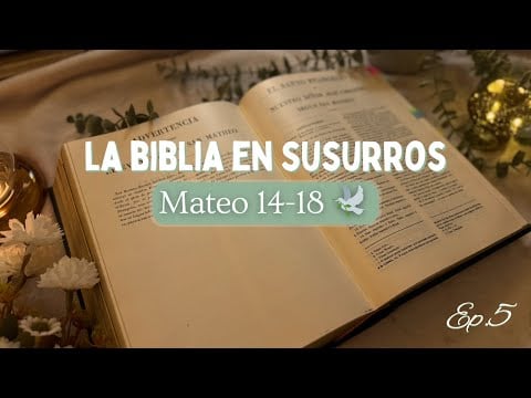 ASMR Biblia 🕊️ Mateo – Episodio 5: Jesús Camina Sobre el Agua y Enseña el Perdón