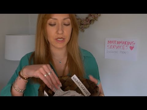 ASMR Matchmaker RP - Finding You A Date (soft spoken, typing, paper rustling sounds)