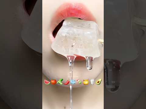 Compilation Dipped In Honey Asmr Emoji Food 🧊🍡🥑 #asmr #mukbang #emojichallenges #satisfying
