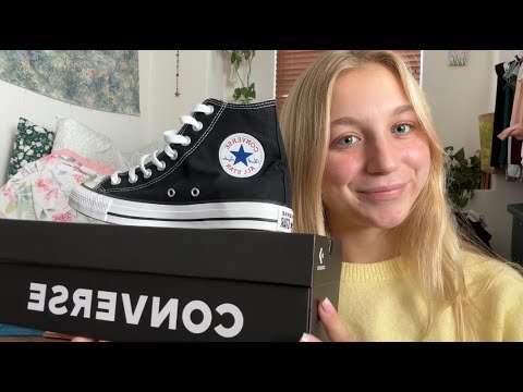 ASMR: Converse Unboxing/Tapping & Scratching (Lofi)🥰