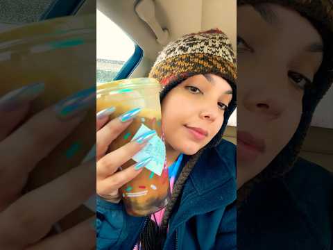 DUNKIN DONUTS | ASMR | butter cookie cold brew coffee drinking sounds