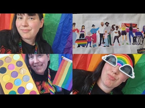 #asmr  🌈 🌈  Getting you ready for PRIDE !  Make up etc !  LOVE IS LOVE #pridemonth