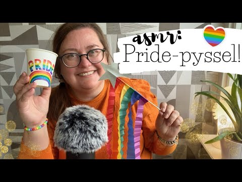 ASMR på svenska: Pysseltips inför sommarens Pride 🏳️‍🌈