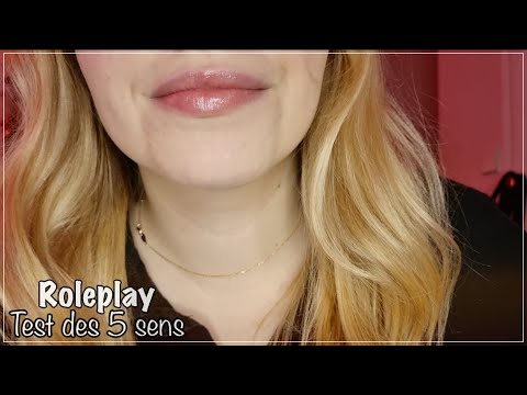 ASMR FRANÇAIS 🌸 ROLEPLAY "TEST DES 5 SENS"