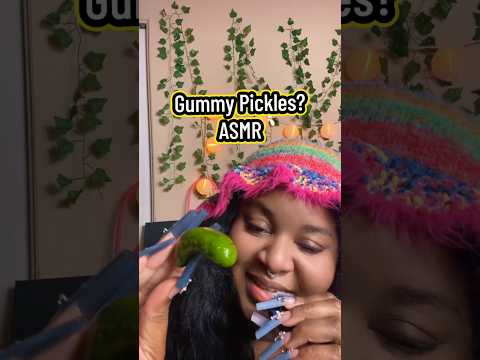 Gummy pickles!? #asmr #tingles