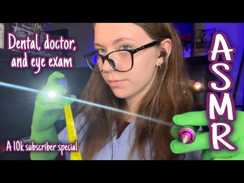 ASMR 1 hour of medical role-plays | With everyone’s favourite surgical gloves
