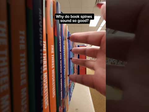 THE BEST Public ASMR Trigger?📚 #asmr #publicasmr #books #shorts