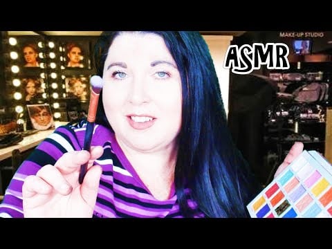 ASMR Makeup Artist Does Your Makeup For A Photoshoot Roleplay