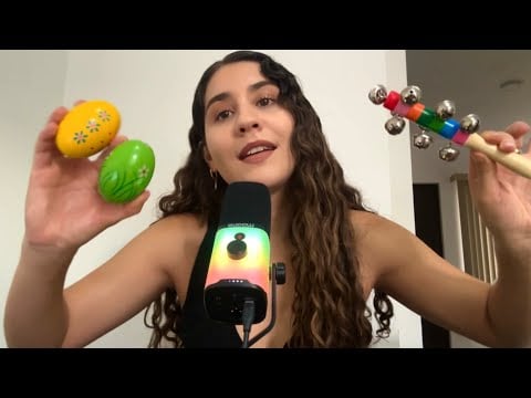 ASMR con instrumentos musicales 🎶 Acaricio tus oídos 🖤
