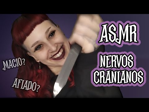 ASMR | EXAME DOS NERVOS CRANIANOS MAS TEM ALGO DE ERRADO 😈(Roleplay Halloween)
