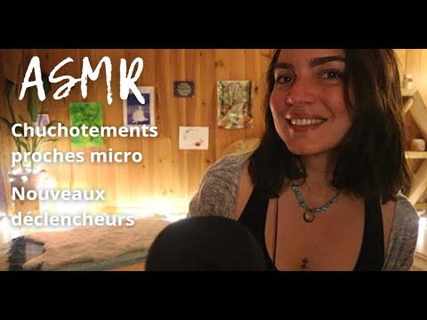 ASMR * Chuchotements proches micro * Des nouvelles & des déclencheurs