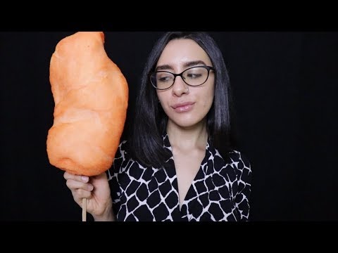 ASMR EN ESPAÑOL - COMIENDO  ALGODÓN DE AZÚCAR  SAD