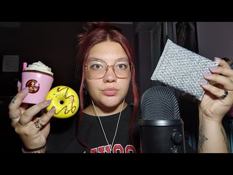 FAST & AGGRESSIVE (Tapping, Scratching, Legno, Lipgloss Sounds, Visual Triggers) 😴💜 | ASMR ITA