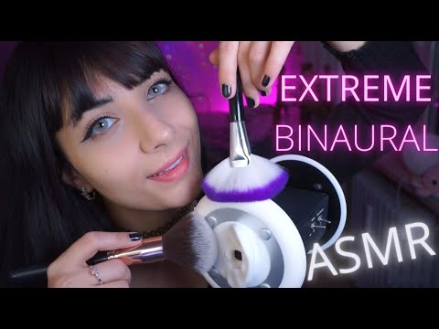 ASMR ITA 💕 Brushing & Tongue Click + Mouth Sounds (ear + camera brushing)