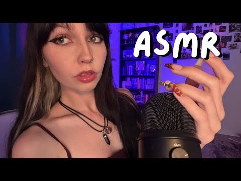 RELAXING AND SENSITIVE ASMR FOR SLEEP (Slow Triggers, Mouth Sounds, Hypnotic Visuals) 