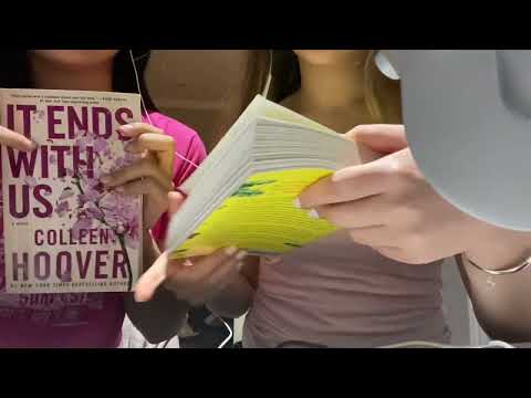 ASMR BOOK TAPPING 🍀