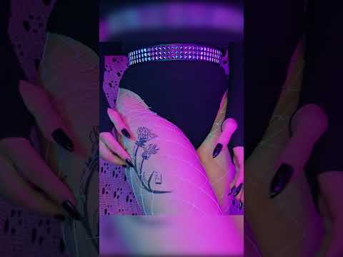 have you ever seen white fishnets before? #asmr #fishnets #asmrtriggers