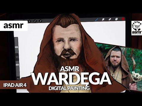 ASMR WARDĘGA DIGITAL PAINTING IPAD AIR 4 ASMR po polsku!