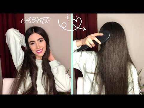 ASMR | Brushing My Hair Over My Face 💎