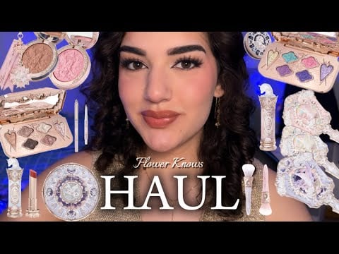 ASMR HAUL DEL MAQUILLAJE MÁS BONITO DE INTERNET 💄🌎| Flower Knows   