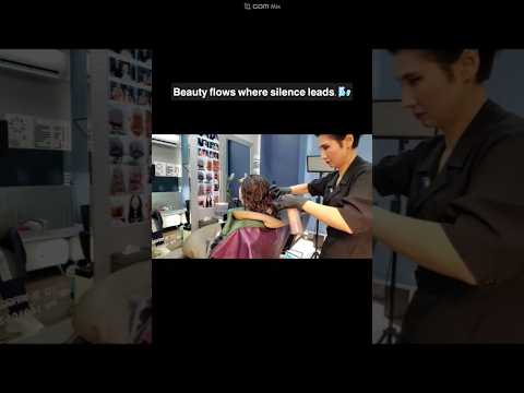 Hair Salon ASMR: Visual and Auditory Activation # Digital Setting Perm for Bouncy and Long-lasting C