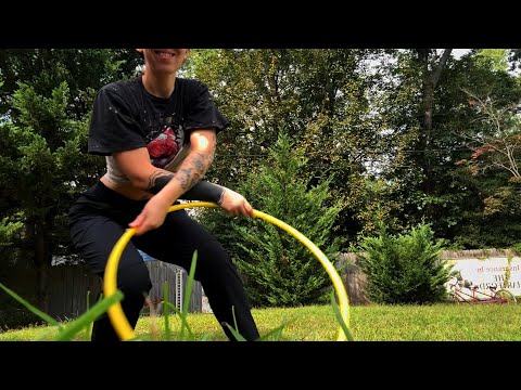 Mesmerizing Hula Hoop ASMR☀️ Flow Arts💛